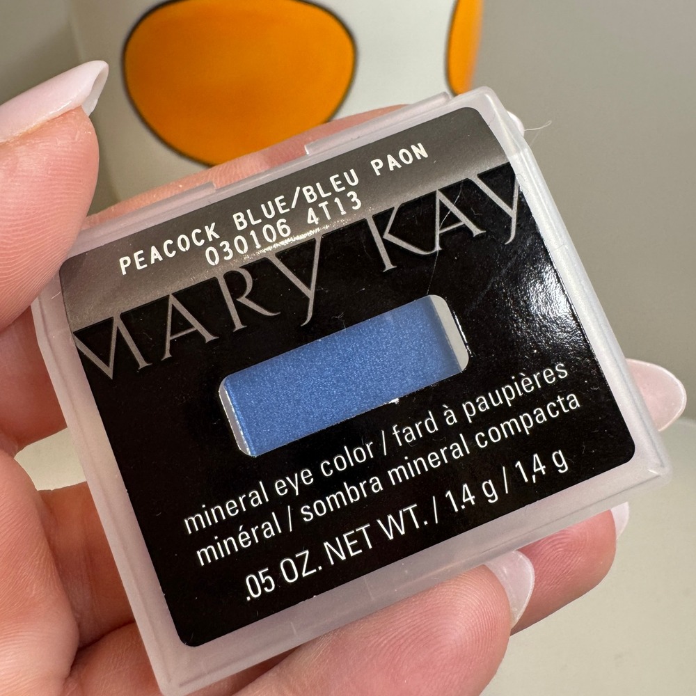 Mary Kay Mineral Eye Color Peacock Blue 030106 Shimmer Eyeshadow 0.05oz New